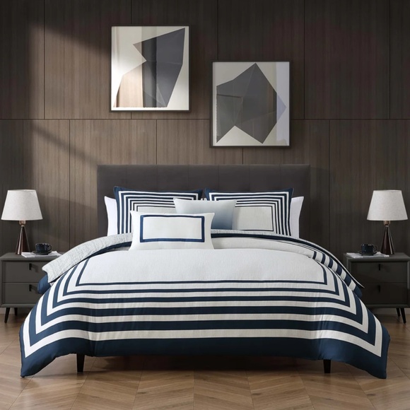 Bebejan Frames Reversible Queen Comforter Set - Picture 1 of 4